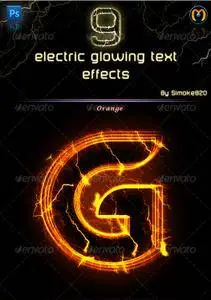 GraphicRiver - Electric Glowing effect - Photoshop Action