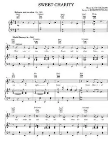 Sweet Charity - Cy Coleman, Dorothy Fields, Sweet Charity Musical (Piano-Vocal-Guitar)