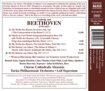 Leif Segerstam, Chorus Cathedralis Aboensis, Turku Philharmonic Orchestra - Beethoven: Die Ruinen von Athen (2020)