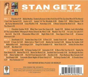 Stan Getz - The Classic Albums Collection 1955-1963 (4CD) (2017)