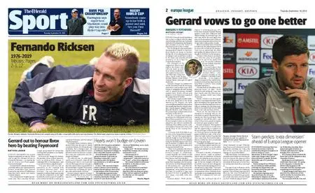 The Herald Sport (Scotland) – September 19, 2019