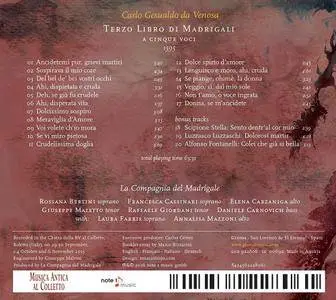 La Compagnia del Madrigale - Gesualdo: Terzo libro di madrigali (2016)