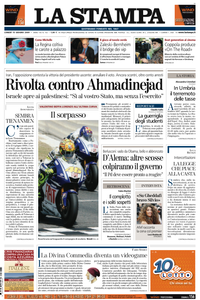 La Stampa 15 Giugno 2009 (Edizione di Cuneo ed Internazionale)