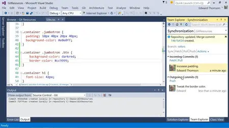 Git for Visual Studio Training Video