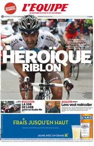 L'Equipe - Vendredi 19 Juillet 2013