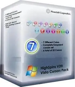 Windows Vista Cursor Pack (7 colors)