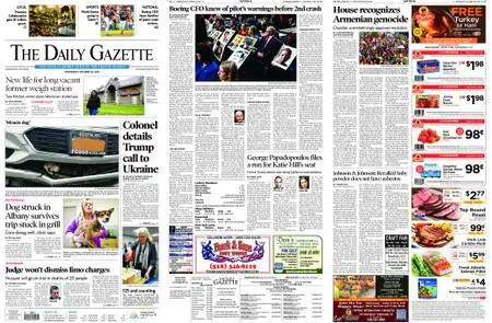 The Daily Gazette – October 30, 2019