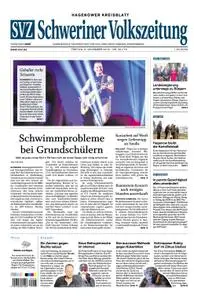 Schweriner Volkszeitung Hagenower Kreisblatt - 09. November 2018