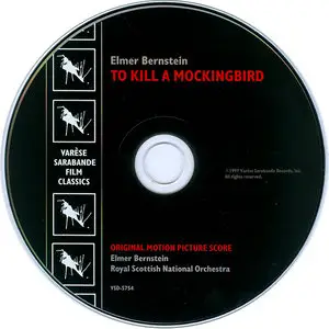 Elmer Bernstein - To Kill A Mockingbird: Original Motion Picture Score (1997) from 1962 film, directed by Robert Mulligan