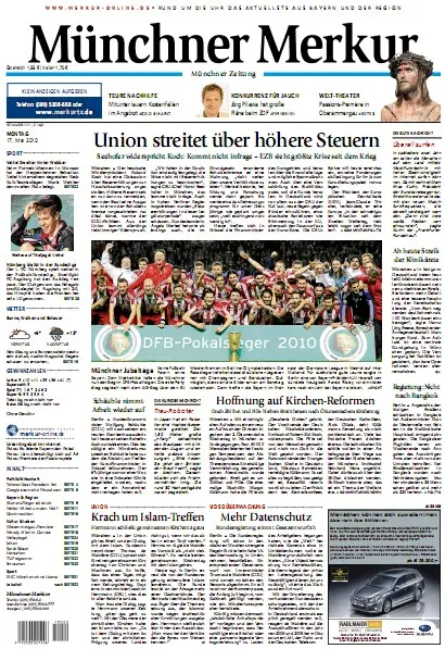 Münchner Merkur vom 17. Mai 2010