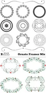 Vectors - Ornate Frames Mix