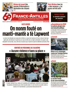 France-Antilles Guadeloupe - 29 Août 2025