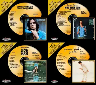 James Taylor - 4 Studio Albums (1970-1975) [Audio Fidelity, 24 KT + Gold CD, 2010-2013]