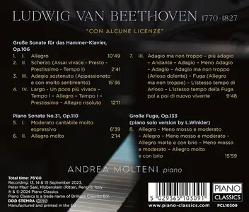 Andrea Molteni - Ludwig van Beethoven: Con Alcune Licenze (2024)