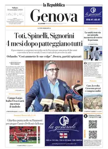 la Repubblica Genova - 14 Settembre 2024