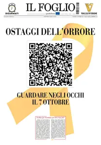 Il Foglio - 7 Ottobre 2025