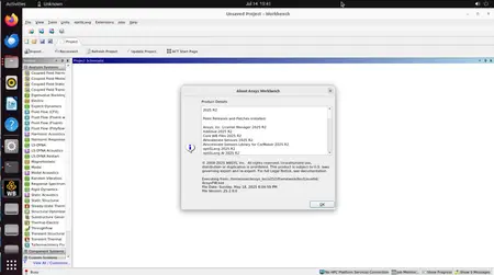 Ansys Products 2025 R2 Linux with Local Help