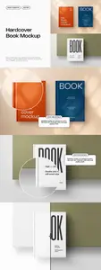Hardcover Book Mockup ZVV2WDM