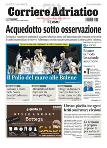 Corriere Adriatico Fermo - 7 Luglio 2025