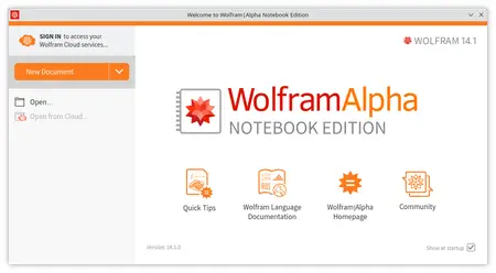 Wolfram|Alpha Notebook Edition 14.1.0 Multilingual Linux