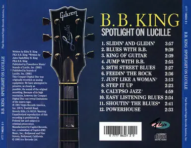 B.B. King - Spotlight On Lucille (1986) Reissue 1991