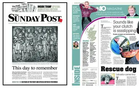 The Sunday Post Scottish Edition – November 11, 2018