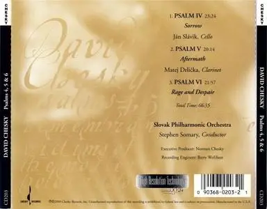 David Chesky - Psalms 4, 5 & 6 (2000) {Chesky Records}