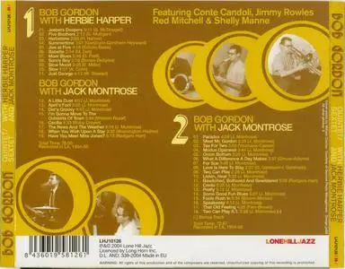 Bob Gordon - Quintet/Sextet with Herbie Harper & Jack Montrose: Complete Recordings (2004) {Lone Hill LHJ10126 rec 1954-1955}