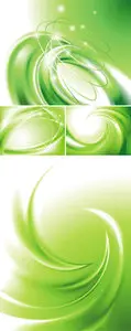 Green Abstract Backgrounds Vector