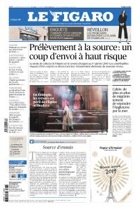 Le Figaro du Vendredi 28 Décembre 2018