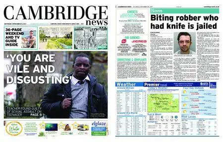 Cambridge News – November 25, 2017