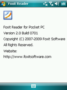 Foxit Reader v2.0.Build.0701