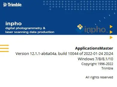 Trimble Inpho Photogrammetry 12.1.1 (x64)