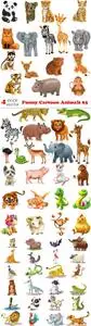 Vectors - Funny Cartoon Animals 63