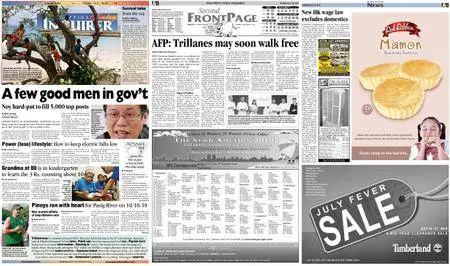 Philippine Daily Inquirer – July 18, 2010