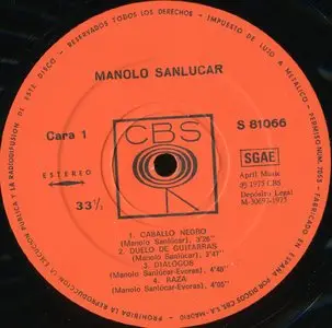 Manolo Sanlucar – Sanlucar {Original SP} Vinyl Rip 24/96