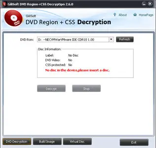 GiliSoft DVD Region CSS Decryption 2.6.0