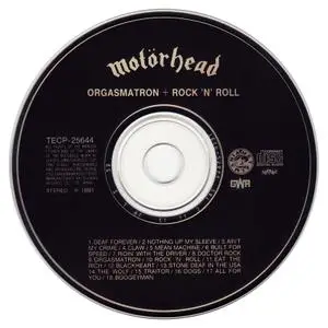 Motörhead - Orgasmatron `86 & Rock 'N' Roll `87 (1991) [Teichiku TECP-25644, Japan]