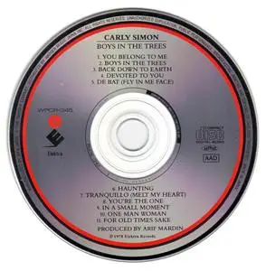 Carly Simon - Boys In The Trees (1978) [1995, Japan]