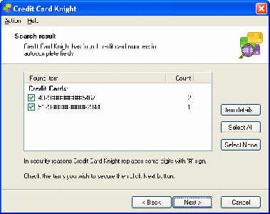 Credit Card Knight 1.4.0.125 for IE