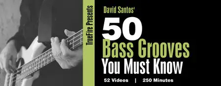TrueFire - David Santos: 50 Bass Grooves (2013)
