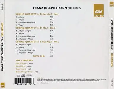 The Lindsays - Joseph Haydn: String Quartets Op. 71 (2005)