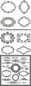 Vectors - Vintage Ornamental Frames 24