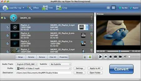 AnyMP4 Blu-ray Ripper 6.1.62 for MacOSX
