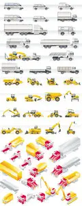 Stock Vector - Transport Icons