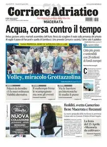 Corriere Adriatico Macerata - 26 Aprile 2024