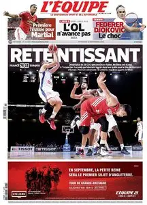 L'Equipe du Dimanche 13 Septembre 2015