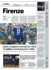 la Repubblica Firenze - 8 Marzo 2018