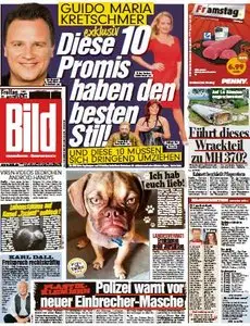 Bild Zeitung - 31 Juli 2015