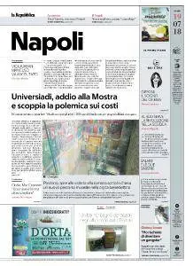 la Repubblica Napoli - 19 Luglio 2018